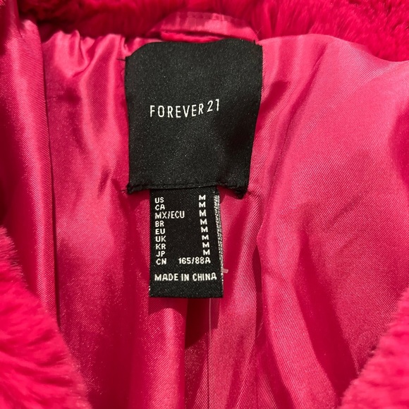 Forever 21 PINK Faux Fur Cozy Jacket
Brand New Womans Size M - Picture 7 of 9